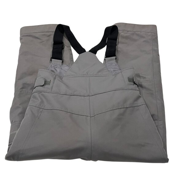 Obermeyer Girls's Volt Bib Ski Pants, Gray, 8 - Picture 8 of 9